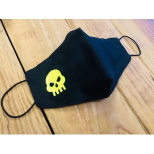 MASCARILLA REUTILIZABLE “SKULL” AMARILLO FLÚOR 