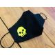 MASCARILLA REUTILIZABLE “SKULL” AMARILLO FLÚOR 