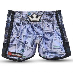 Short Buddha Muay Thai Short Dollar Blanco