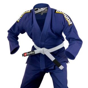 Gi Jiujitsu Buddha Infinity Azul + Cinturón Blanco